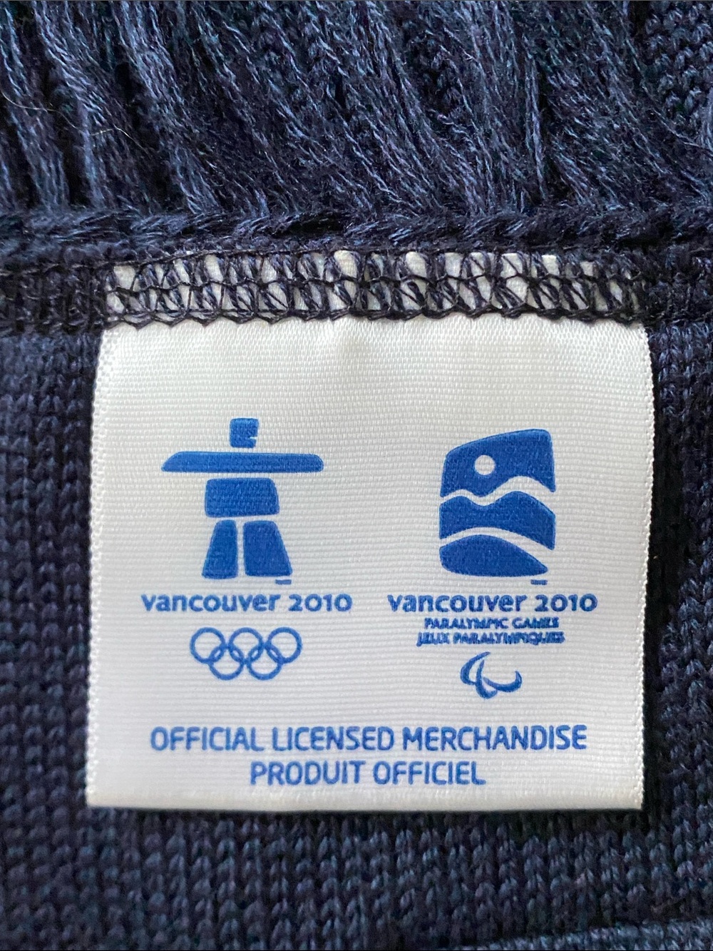 Vancouver 2010 Olympics Deloitte Kootenay Knit Scarf Made in Canada - Picture 2 of 5